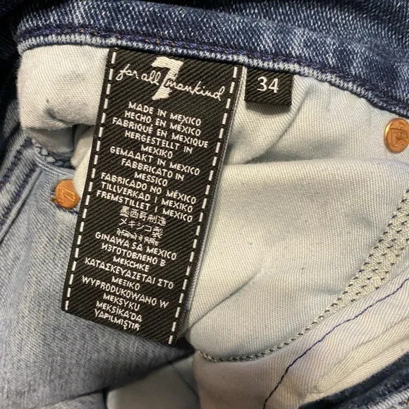 7 for all Mankind 34x32 Slimmy Jean - Picture 6 of 6
